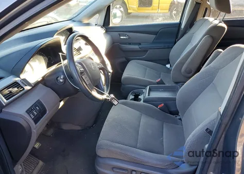 2014 Honda Odyssey Ex z USA, uszkodzony, nr VIN 5FNRL5H44EB025267